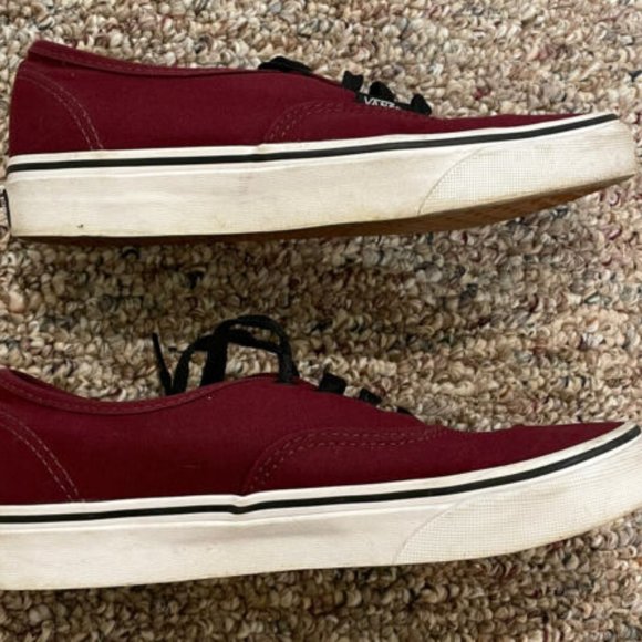 VANS Authentic Port Royale Red/Black Women's Size 6.5 - Picture 5 of 8